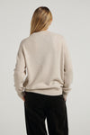 Oat 4 Ply Favourite V Neck Sweater