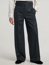 Charcoal Pinstripe Sash Trousers
