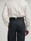 Charcoal Pinstripe Sash Trousers
