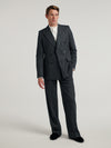 Charcoal Pinstripe Sash Trousers