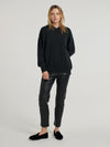 Charcoal 4 Ply Favourite V Neck Sweater