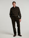 Dark Brown Cord Trousers