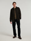 Brown Suede Overshirt