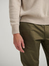 Oat 4 Ply Favourite V Neck Sweater