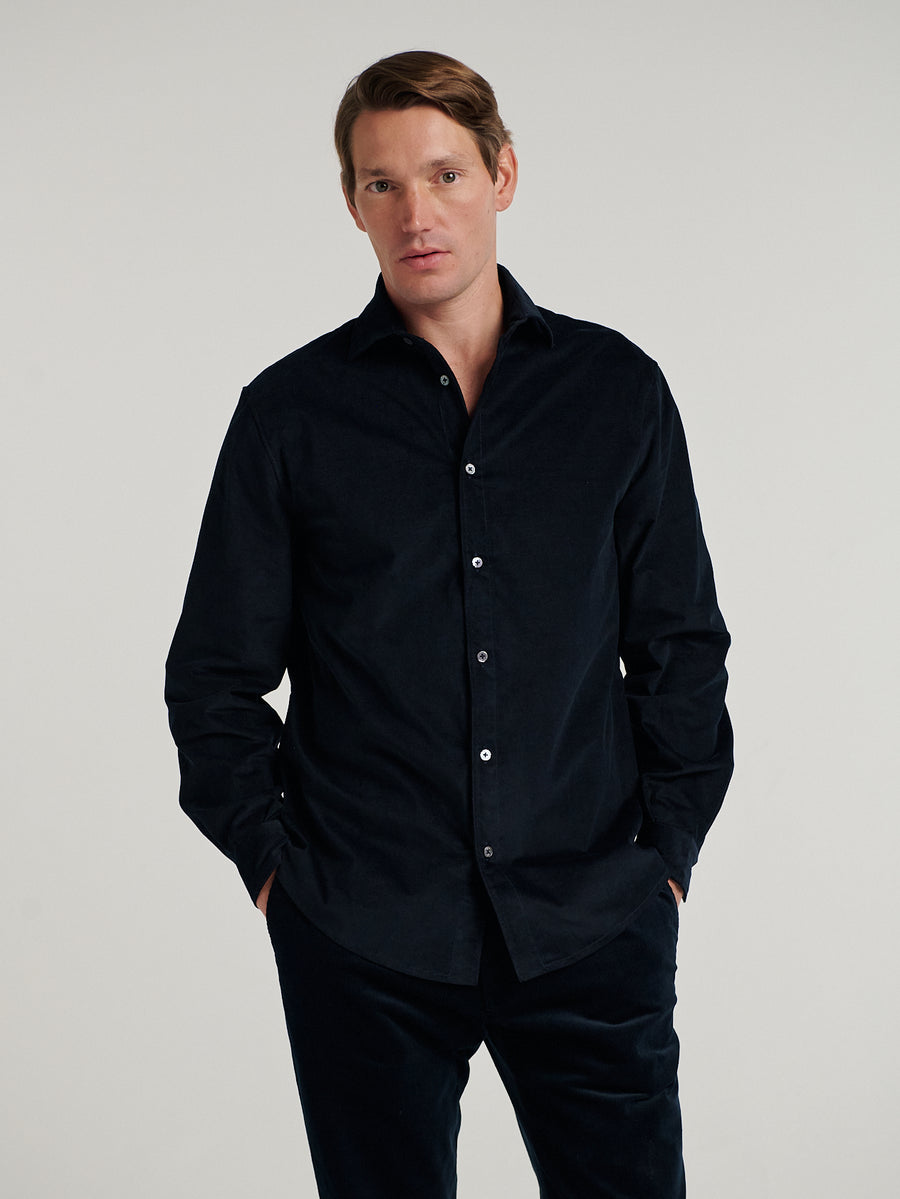Navy Cord Shirt - Connolly