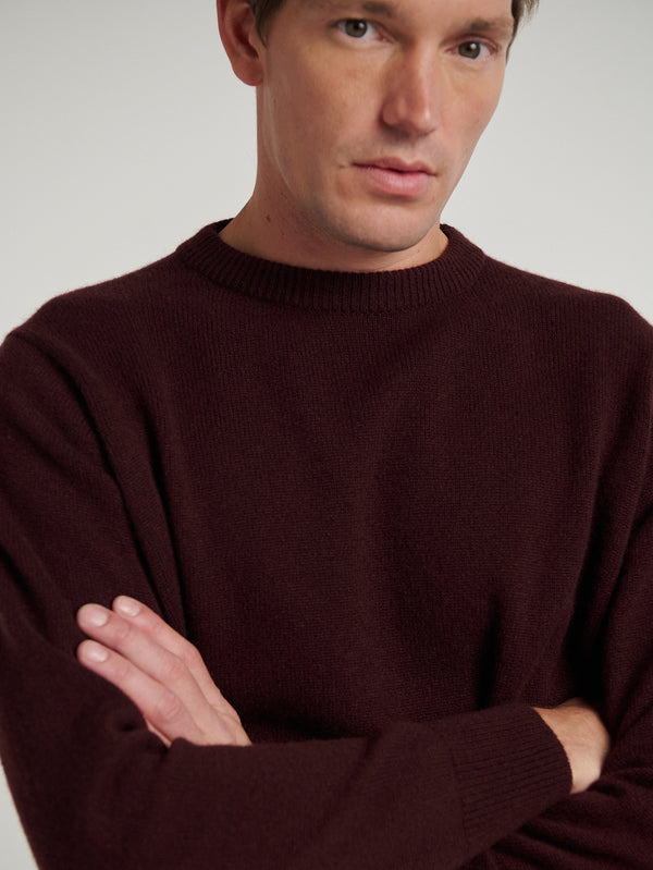 Burgundy 4 Ply Favourite Sweater