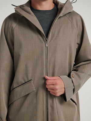 Beige Performance Parka