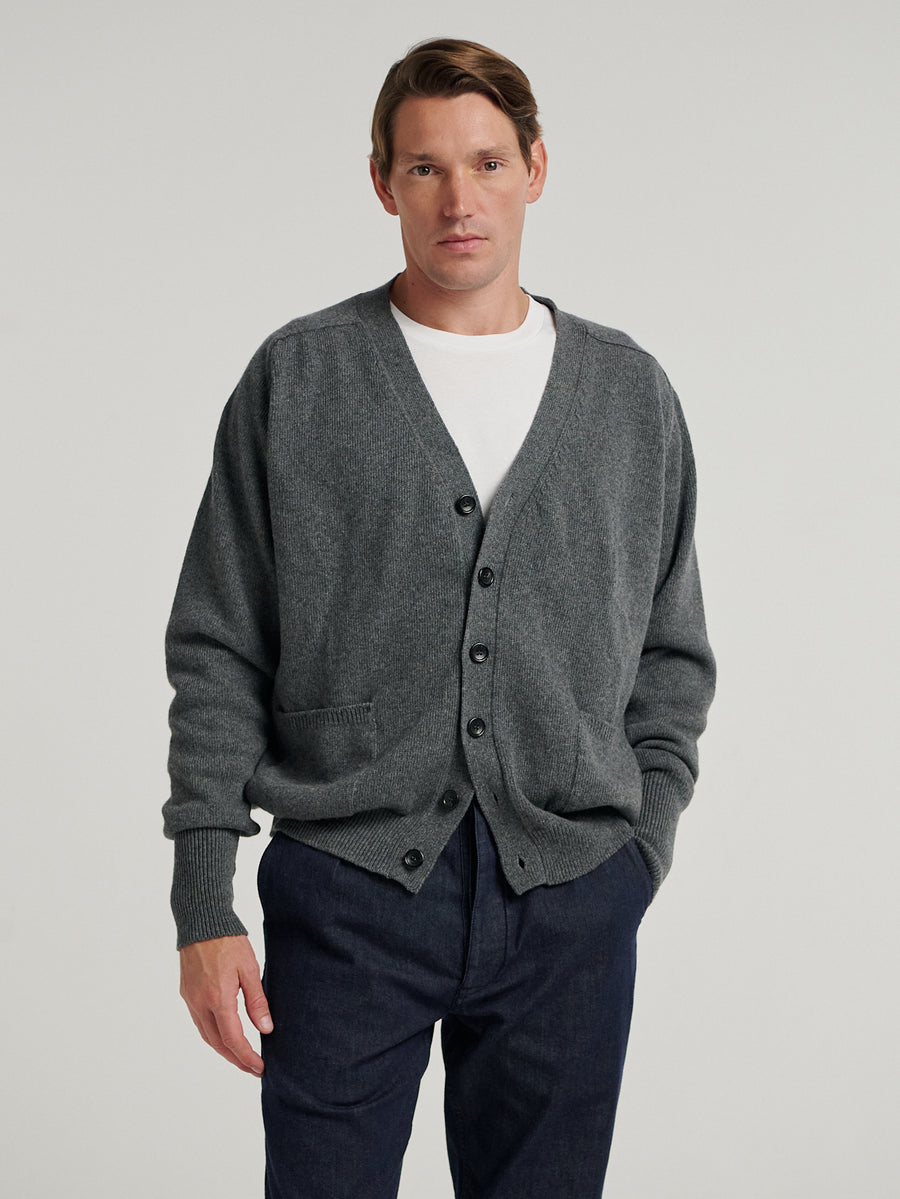 Charcoal New Art Cardigan - Connolly