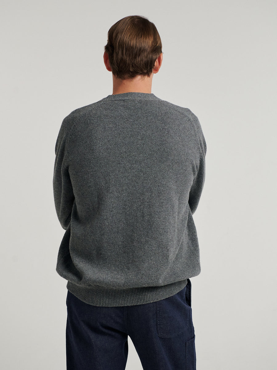 Charcoal New Art Cardigan - Connolly