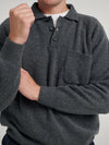 Grey Raglan Racing Polo