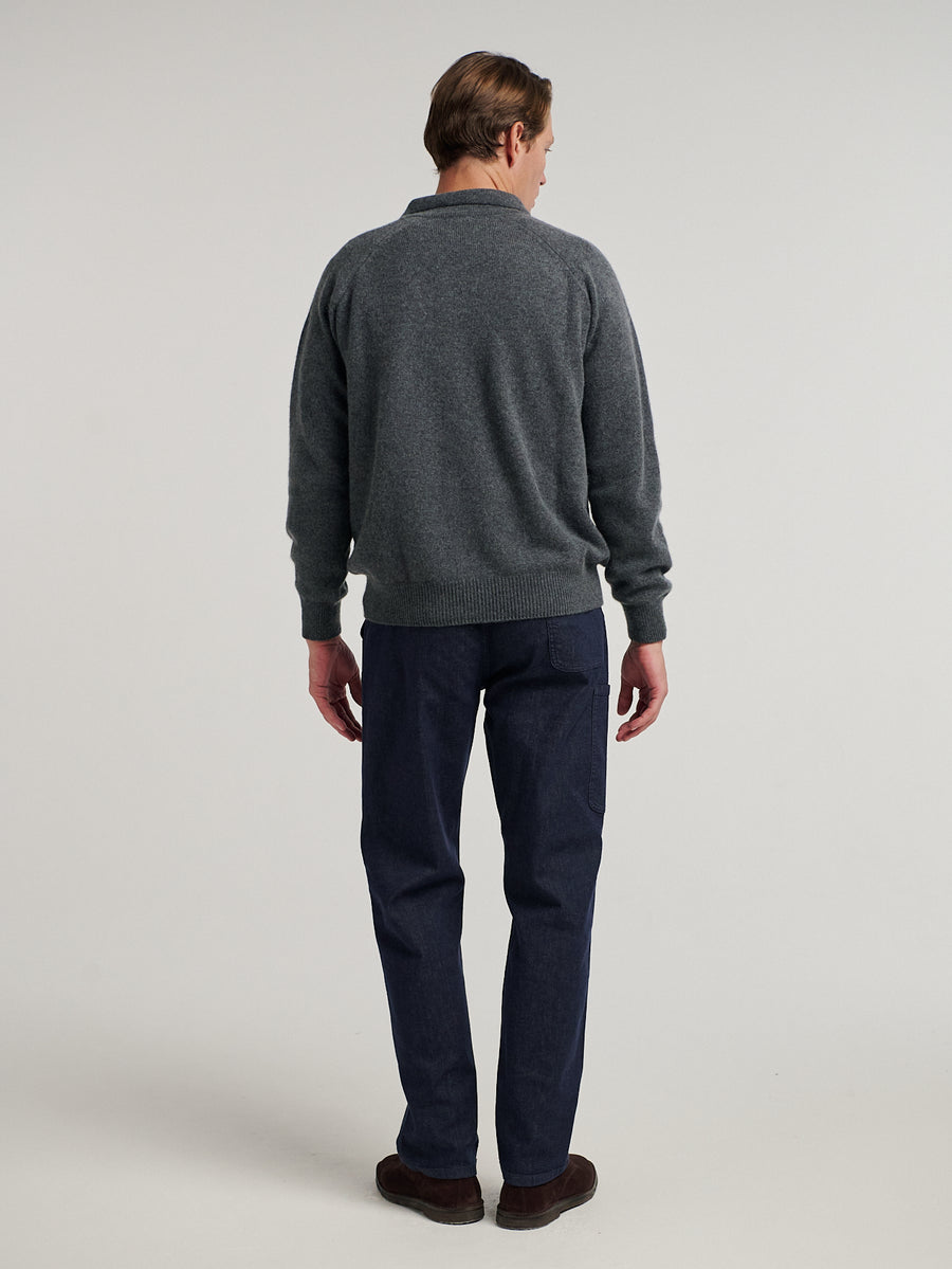 Grey Raglan Racing Polo - Connolly