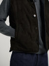 Dark Brown Suede Gilet
