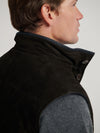 Dark Brown Suede Gilet