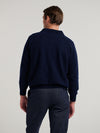 Navy Raglan Racing Polo