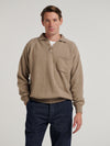 Natural Raglan Racing Polo