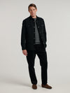Black Suede Overshirt