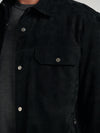 Black Suede Overshirt