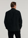 Black Suede Overshirt