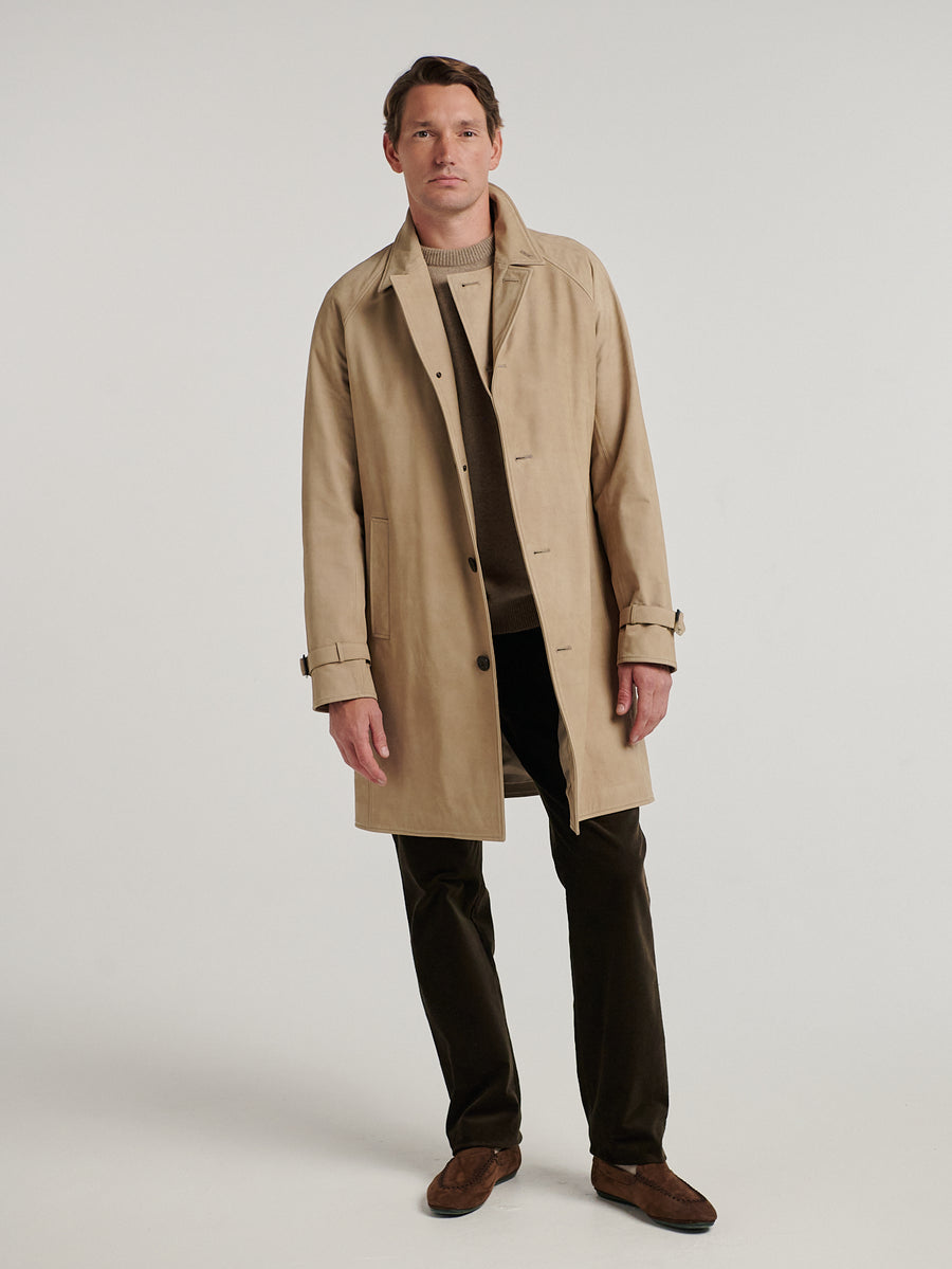 Beige Mille Miglia Top Coat - Connolly