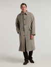 Brown/Natural Oversized Martingale Coat