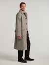 Brown/Natural Oversized Martingale Coat
