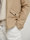 Beige Driving Blouson