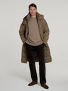 Taupe Aspen Puffa Coat