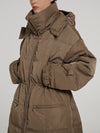 Taupe Aspen Puffa Coat