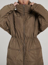 Taupe Aspen Puffa Coat