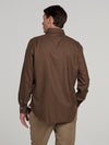 Brown Cashmere Hand Finish Shirt