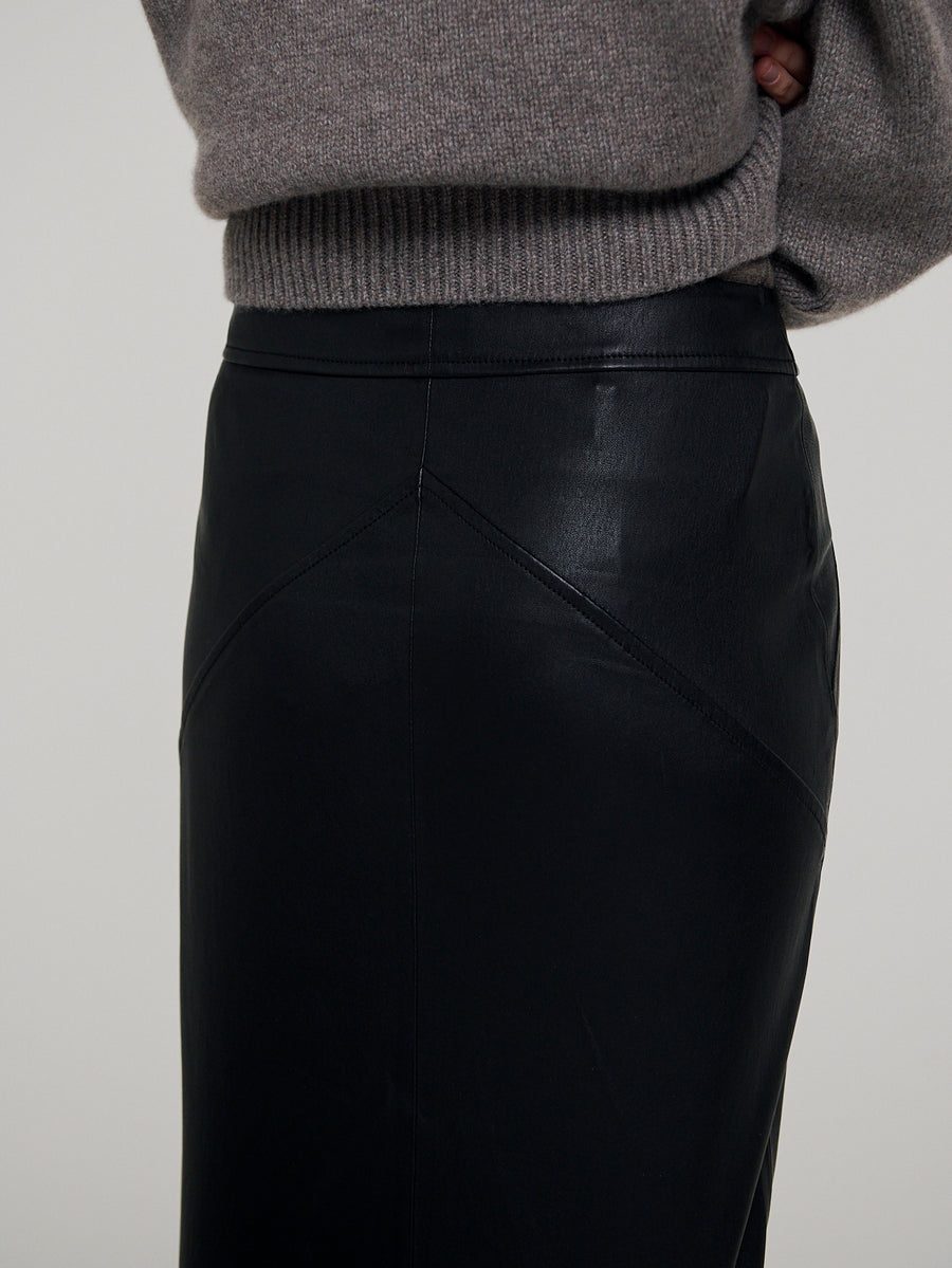 Black Tailored Skirt - Connolly