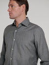 Grey Cashmere Hand Finish Shirt