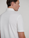 White Pique Polo Shirt