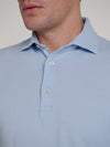 Light Blue Pique Polo Shirt