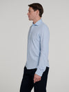 Light Blue Pique Long Sleeve Shirt