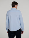 Light Blue Pique Long Sleeve Shirt