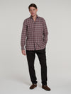 Tobacco/Grey Comfort Hand Finish Shirt