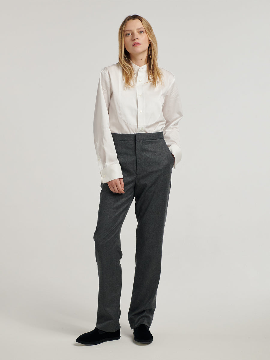 Grey Tapered Trousers - Connolly