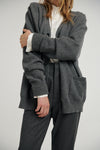 Charcoal New Art Cardi