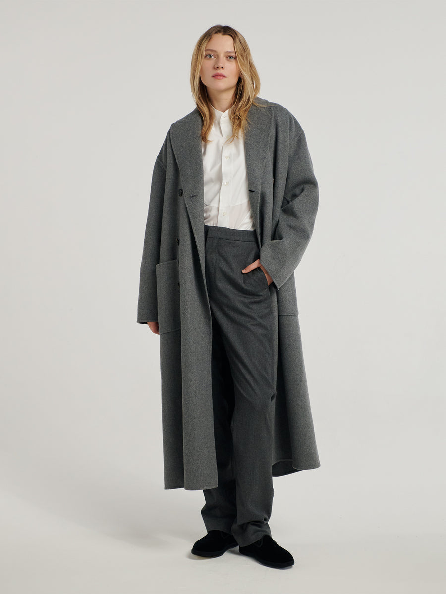 Grey Great Coat - Connolly