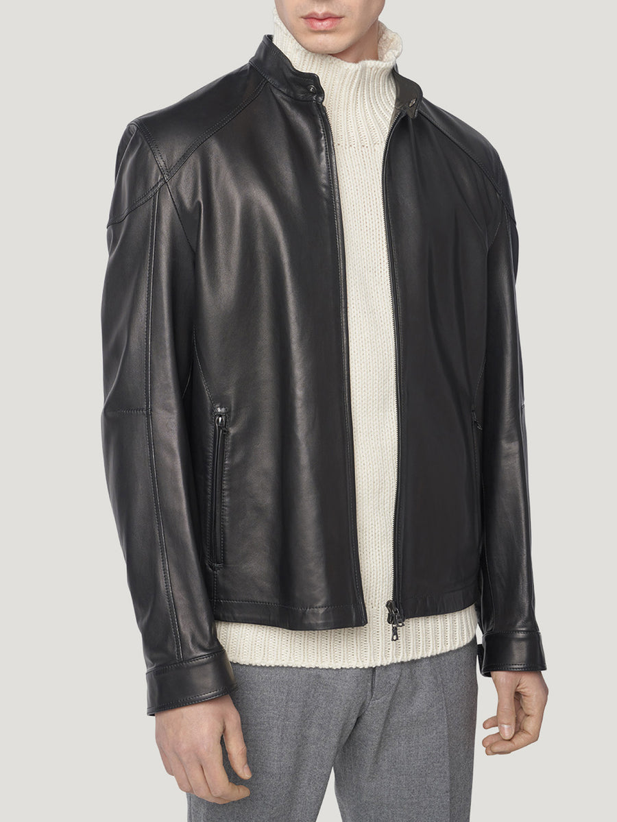 Black Racing Jacket - Connolly