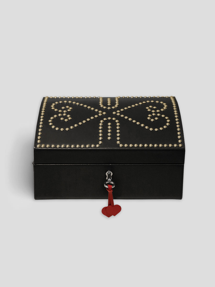 Black Nomadic Chest with Gold Studs 1904 - Connolly