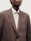 Brown Linen Greenwich Jacket - Connolly