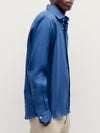 Navy Linen Richmond Shirt