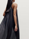 Moire Printed Trapeze Dress