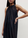 Moire Printed Trapeze Dress