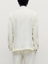 Ivory Linen Greenwich Jacket
