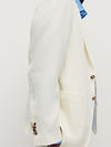 Ivory Linen Greenwich Jacket