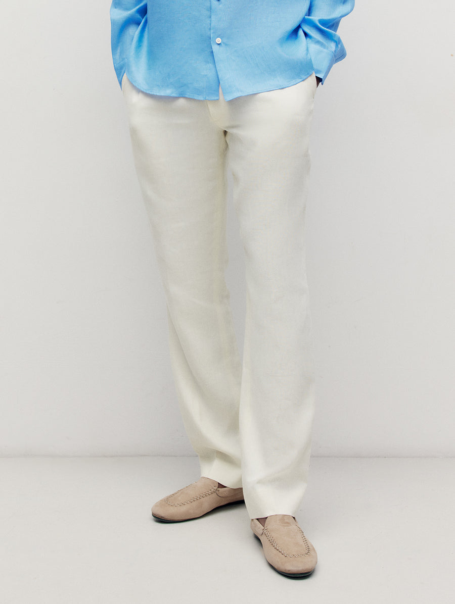Ivory Greenwich Trousers