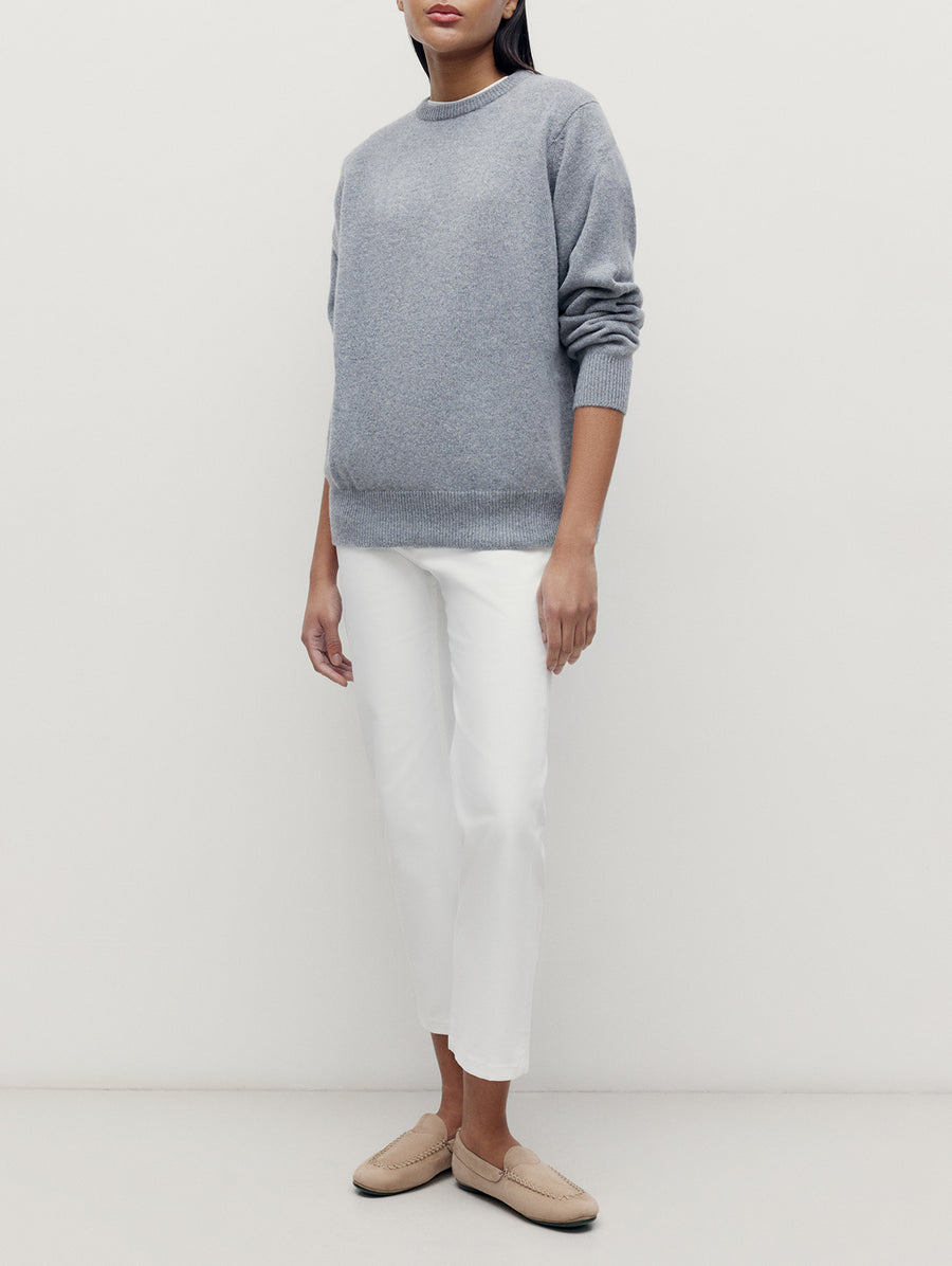 Grey 4 Ply Favourite Sweater